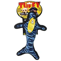 TUFFY® - Plush Dog Toy - Durable Multi Layer Fabric with Squeaker for Fetch & Tug Play - Wesley the Whale