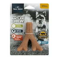 Tall Tails - Antler Chew Dog Toy - Long Lasting & Bacon Scented for Interactive Play