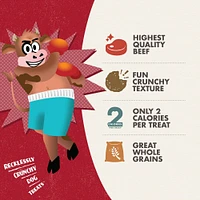 Fromm - Crunchy Os® Dog Treats - Low Calorie Crunchy Snack for Training & Fun - Pot Roast Punchers™ Flavor
