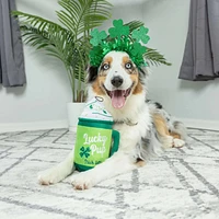 Huxley & Kent - Plush Dog Toy - Lucky Pup Irish Latte