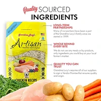 Grandma Lucy's - Artisan Freeze Dried Dog Food - Grain Free All Natural Ingredients - Chicken Recipe