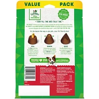 - Pill Pockets Dog Treats - Easy Capsule Medication Hiding Pouch - Hickory Smoke Flavor