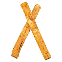 - Rawhide Alternative Dog Chew - Digestible & Long Lasting Treat - Peanut Butter Roll - 2 Pack