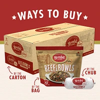 - Gently Cooked Sous Vide Frozen Dog Food - Nutrient Rich BeefiBowls - For All Dog Breeds & Ages