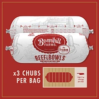 Bonnihill Farms - Gently Cooked Sous Vide Frozen Dog Food - Nutrient Rich BeefiBowls - For All Dog Breeds & Ages