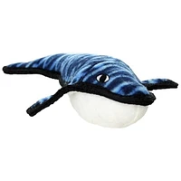 TUFFY® - Plush Dog Toy - Durable Multi Layer Fabric with Squeaker for Fetch & Tug Play - Wesley the Whale
