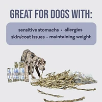 Polkadog - Wild Caught Cod Skins Dog Treat - Single Ingredient Crunchy Snack