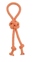 Mammoth - Rope Dog Toy - Extra Flossy Double Tug with Handle