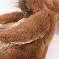 HuggleHounds - Dog Toy - Rope X-Brace - Maple Moose