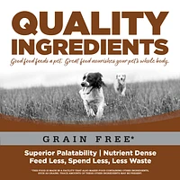 NutriSource - Large Breed Grain Free Dry Dog Food for Sensitive Digestion & Muscle Support - Lamb Meal & Peas Recipe