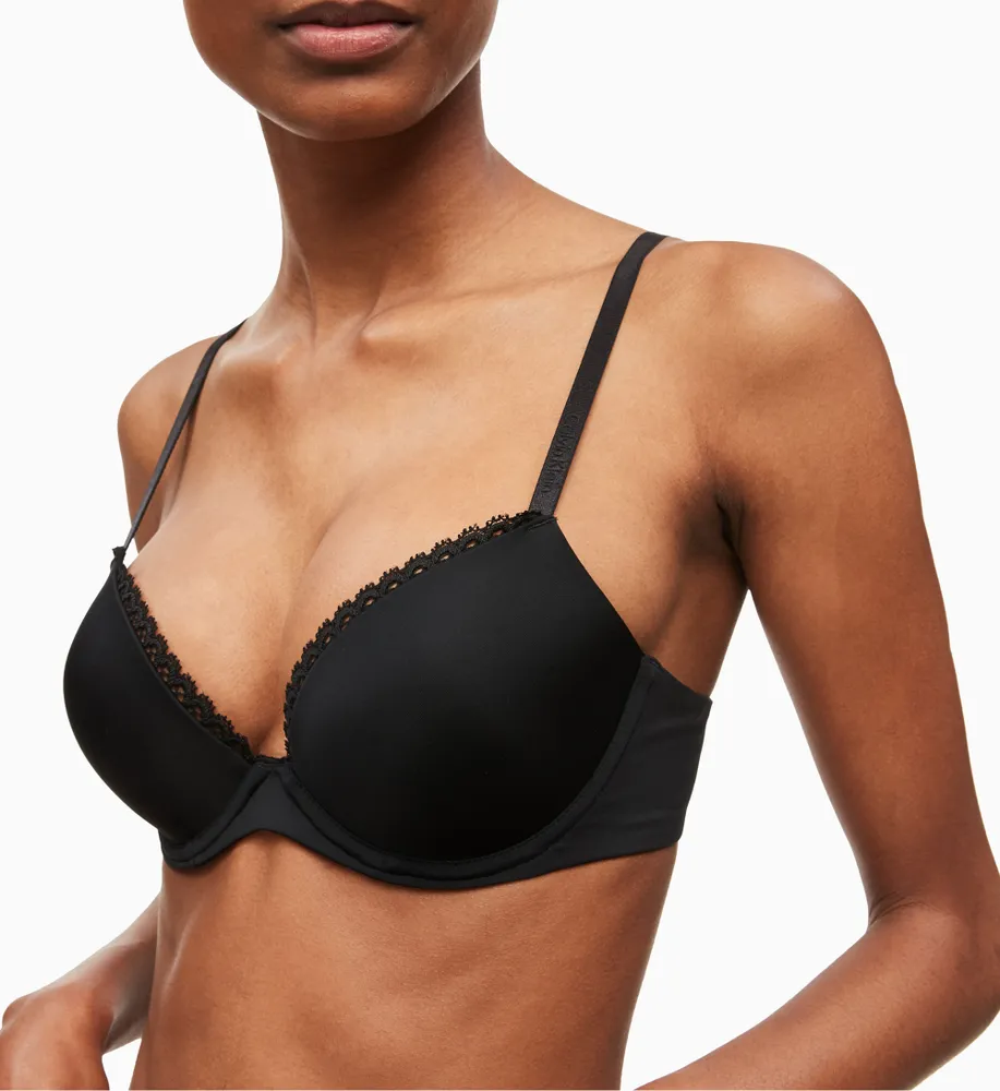 Brasier Calvin Klein Seductive Comfort Mujer Negro