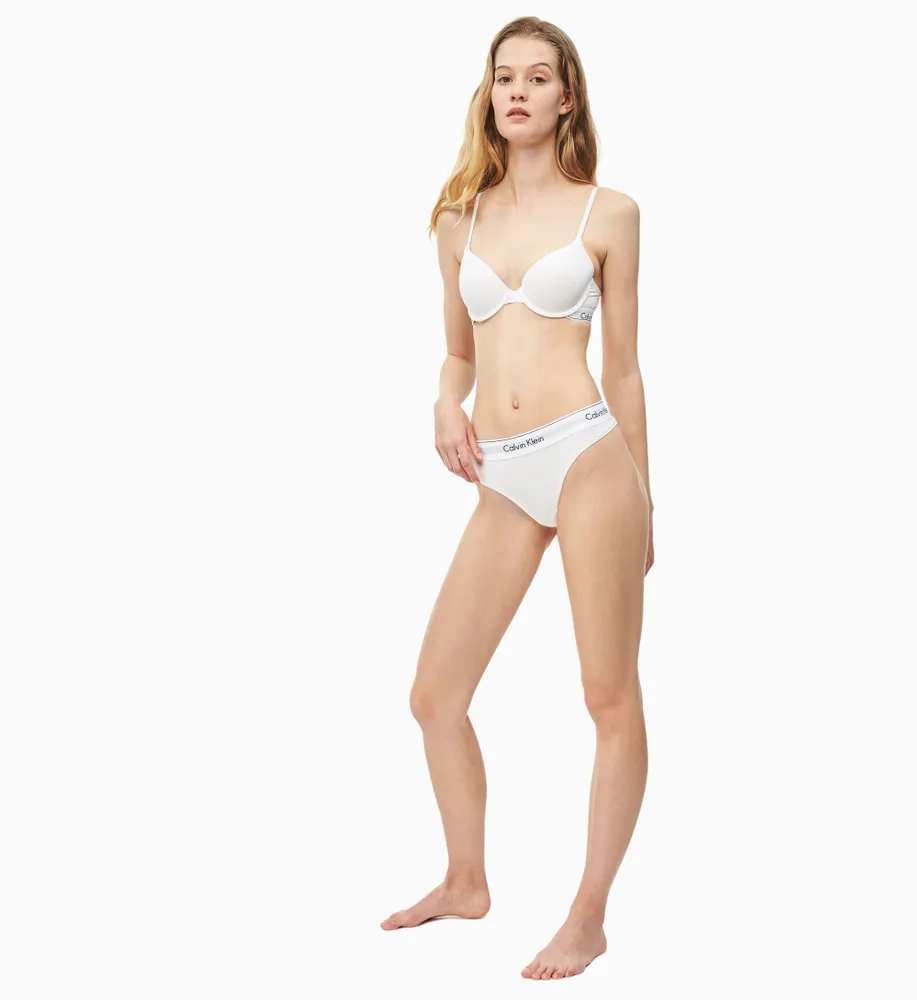 Brasier Calvin Klein Modern Cotton Mujer Blanco