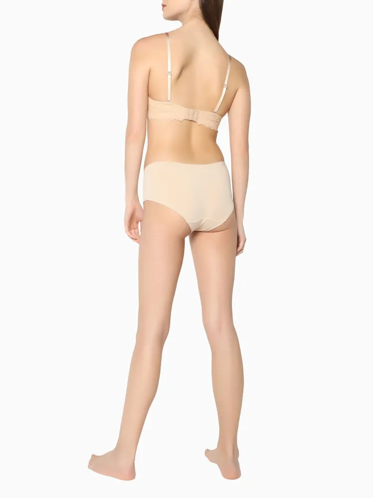 Brasier Calvin Klein Seductive Comfort Strapless Mujer Beige