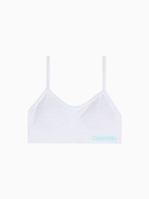 Brasier Calvin Klein sin Costuras Niña Blanco