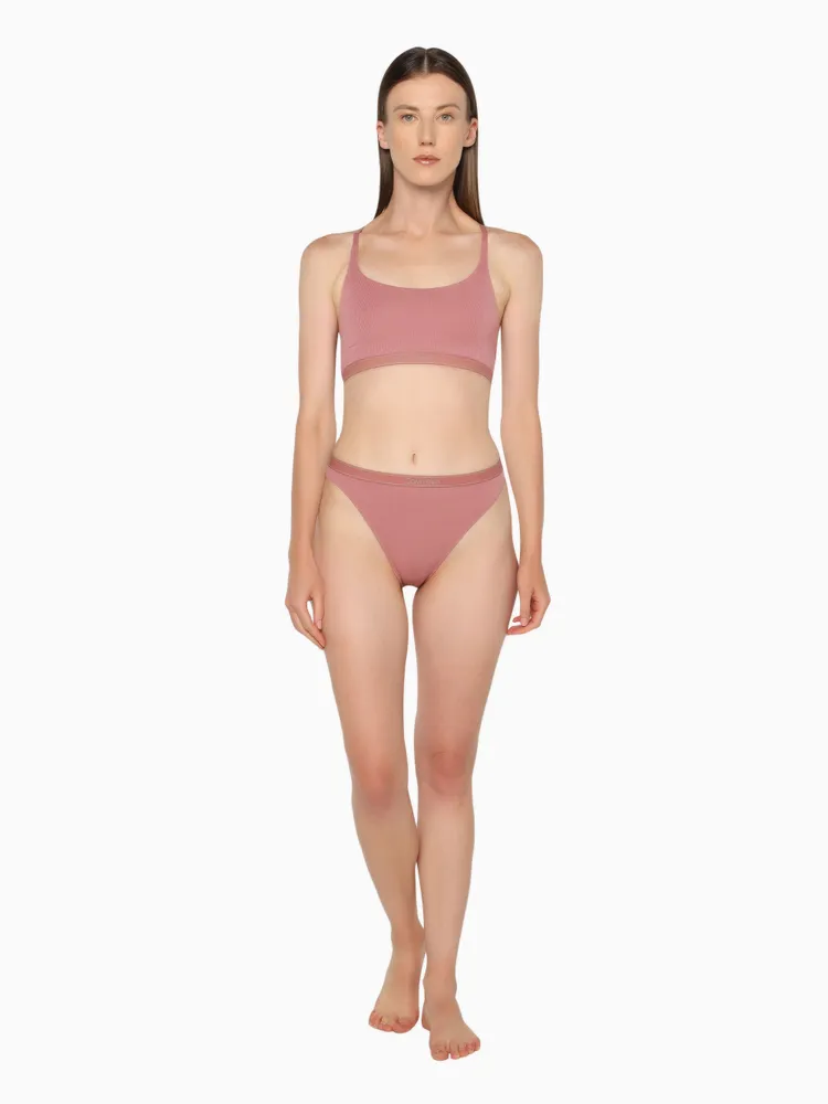 Brasier Pure Ribbed Mujer Calvin Klein