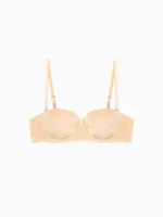 Brasier Calvin Klein Seductive Comfort Strapless Mujer Beige