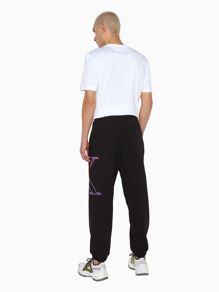 Jogger Calvin Klein Monograma Holgado Hombre Negro