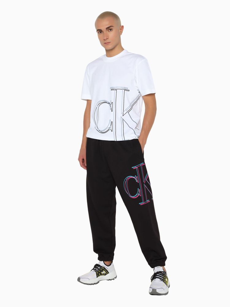 Jogger Calvin Klein Monograma Holgado Hombre Negro