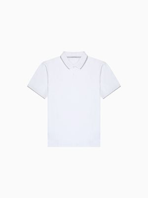 Polo Calvin Klein con Logo Hombre Blanco