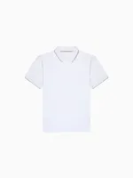 Polo Calvin Klein con Logo Hombre Blanco