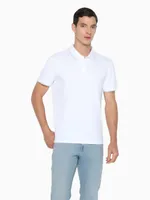 Polo Calvin Klein con Logo Hombre Blanco