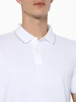 Polo Calvin Klein con Logo Hombre Blanco