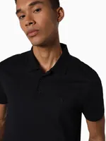 Polo Calvin Klein Algodón con Logo Hombre Negro