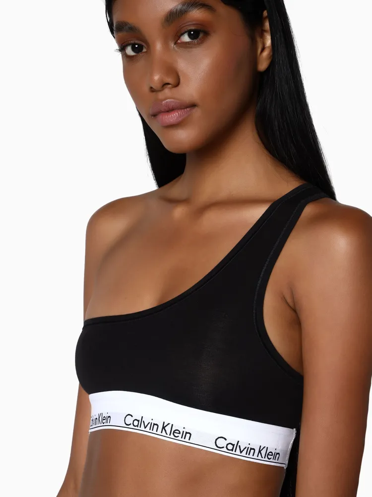 ignorancia Testificar Ajuste Calvin Klein Top Calvin Klein Modern Cotton One Shoulder Mujer Negro |  Paseo Interlomas Mall