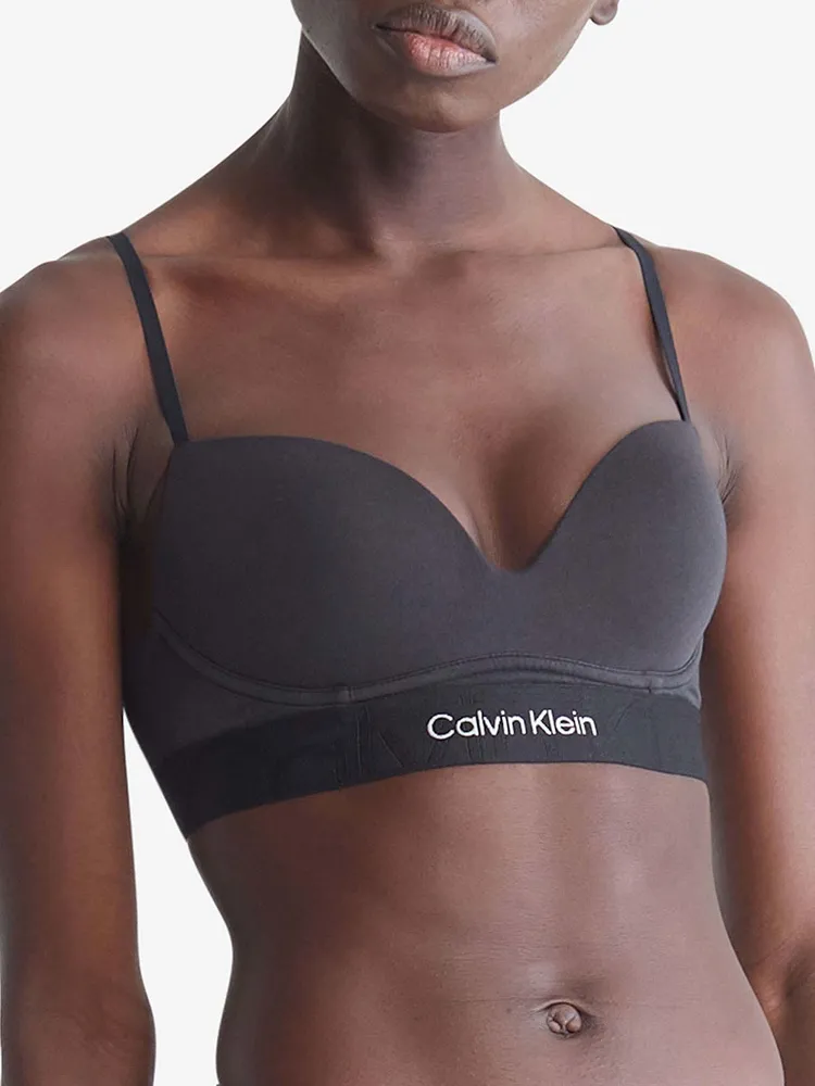 Calvin Klein Paquete de 2 brasieres sin aros ligeramente forrados para mujer