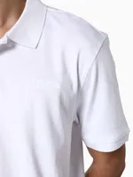 Polo Calvin Klein Algodón Logo Hombre Blanco