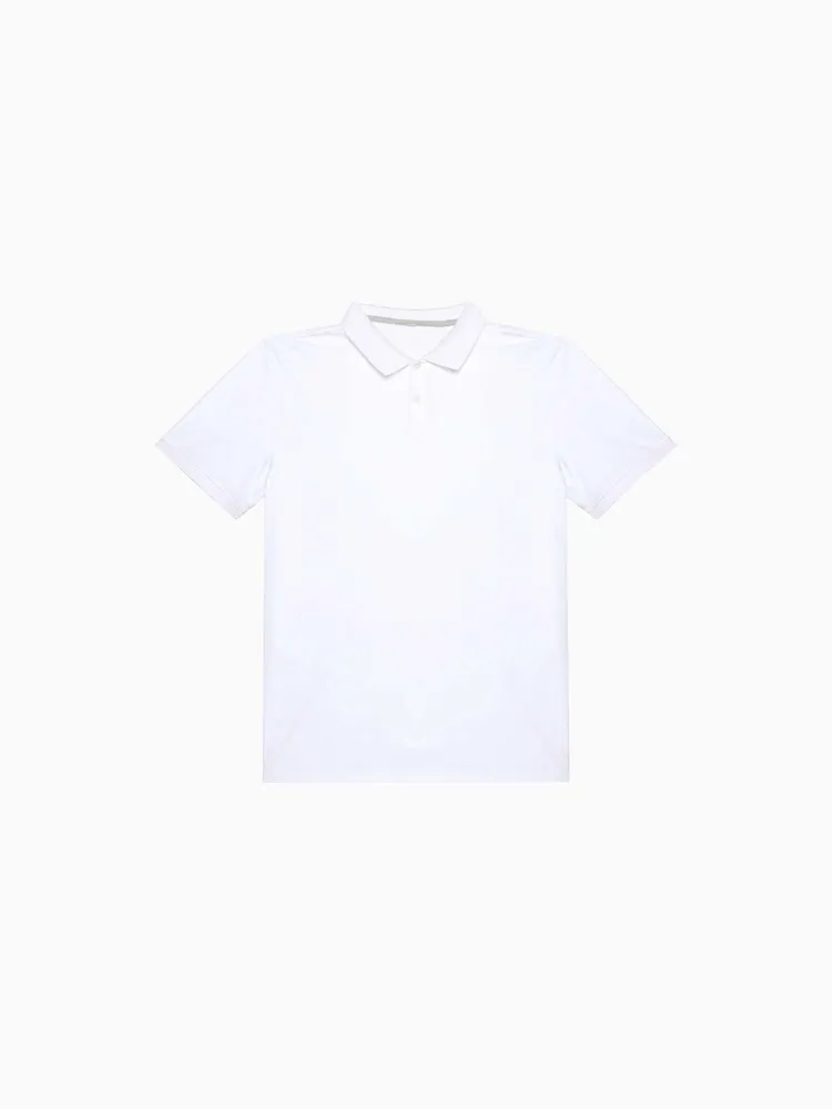 Polo Calvin Klein Algodón Logo Hombre Blanco