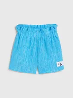 Short Calvin Klein Ruffle Niña Azul