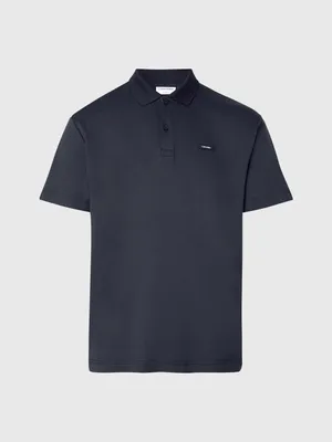 Polo Calvin Klein Algodón Logo Hombre Negro