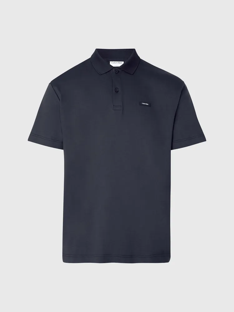 Polo Calvin Klein Algodón Logo Hombre Negro