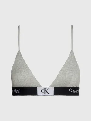 Brasier Calvin Klein CK 1996 Triangle Mujer Gris