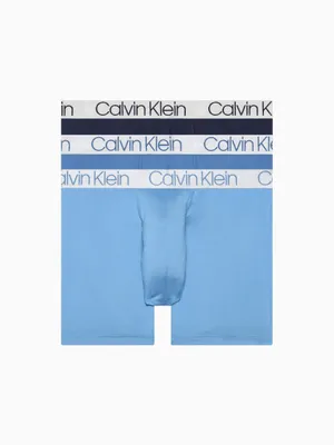 Bóxers Calvin Klein Steel Micro Paquete de 3 Hombre Azul