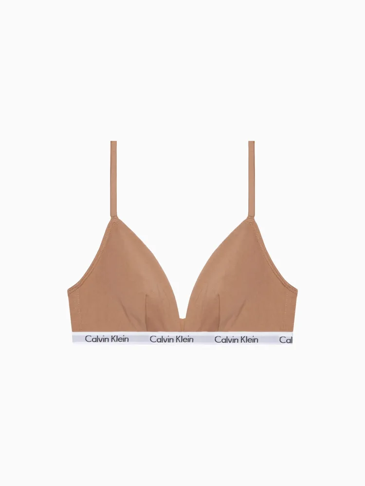 emoción oscuridad Sabio Calvin Klein Brasier Calvin Klein Cotton Triangle Mujer Nude | Paseo  Interlomas Mall