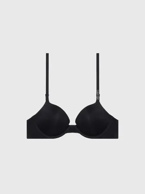 Brasier Para Mujer Calvin Klein Push Up Nylon Color Negro