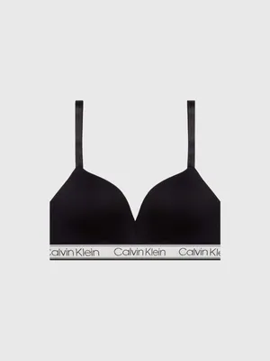 Brasier Calvin Klein Push Up Mujer Negro