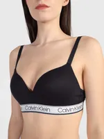 Brasier Calvin Klein Push Up Mujer Negro