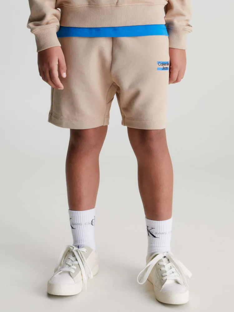 Short Calvin Klein Niño Beige