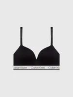 Brasier Calvin Klein Push Up Mujer Negro