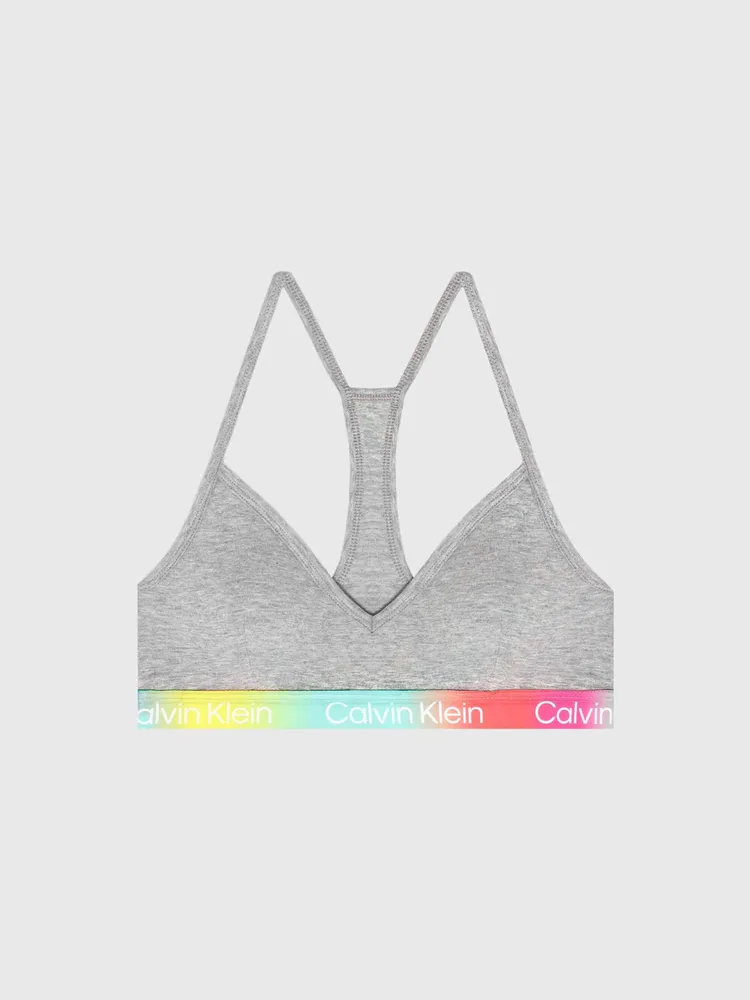 Bralette Con Logo Mujer Gris Mujer Gris Calvin Klein CALVIN KLEIN