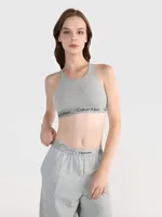 Bralette Calvin Klein Unlined Mujer Gris