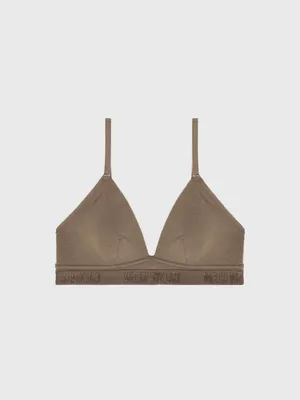 Bralette Calvin Klein Lightly Lined Mujer Verde Olivo