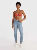 Brasier Calvin Klein Lightly Lined Demi Mujer Naranja