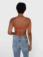 Brasier Calvin Klein Lightly Lined Demi Mujer Naranja