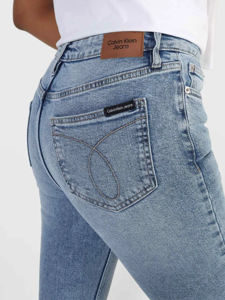 Calvin Klein Jeans Skinny de Talle Alto Pantalones para Mujer