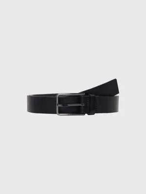 Cinturón Calvin Klein Cuero Hombre Negro