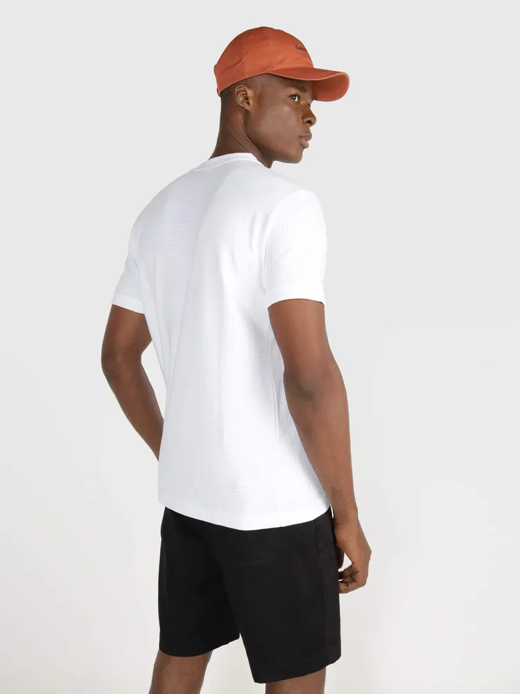 Playera Calvin Klein Hombre Blanco